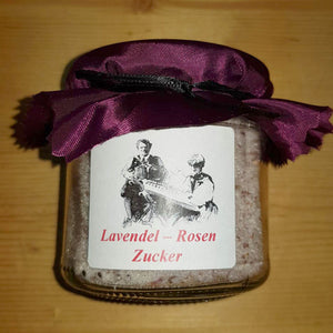 Montafoner Lavendel- und Rosenzucker